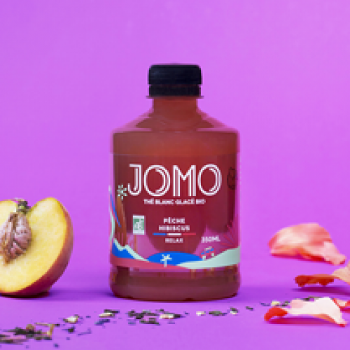 Thé Blanc Glacé Bio Jomo Pêche Hibiscus