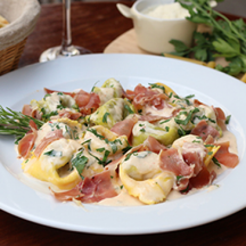 Ravioli au jambon