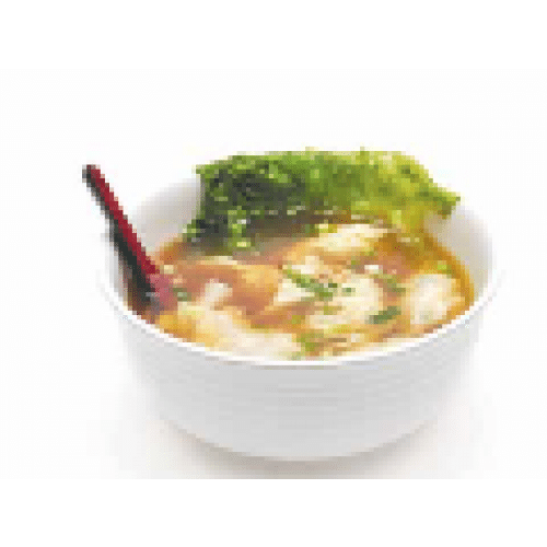 Soupe Raviolis crevettes