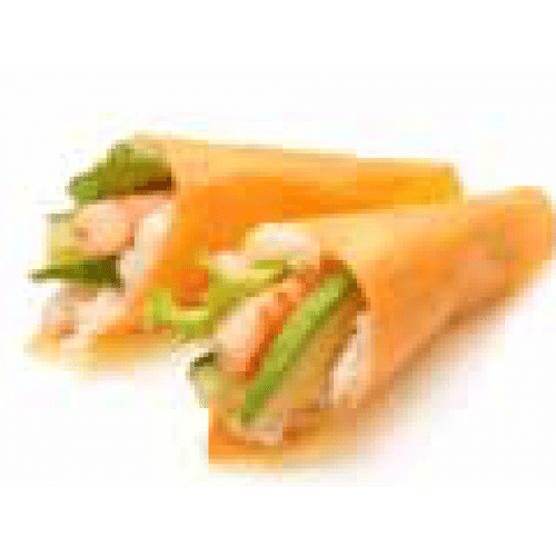 Temaki jaune (crevette) x2
