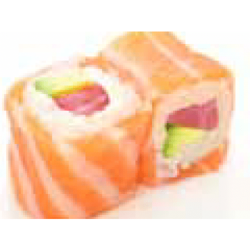 Saumon roll thon avocat x6
