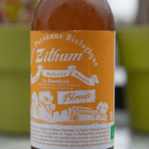 Bière Locale Bio Zithum 330 ml