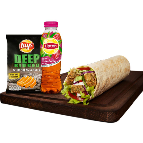 Menu Signature Wrap Veggie Quinoa Kale