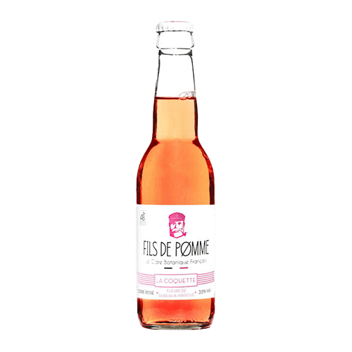 Cidre rosé Artisanal Bio Fils dePomme La coquette