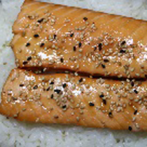 Yakitori-Mi Brochettes de Saumon Cuit x2