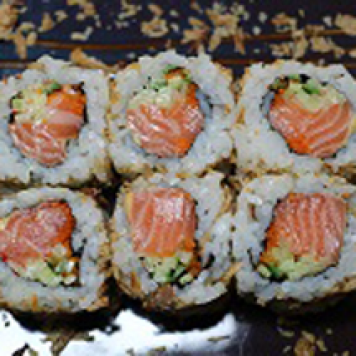 Cali-Crispy Saumon Concombre Spicy Masago x6