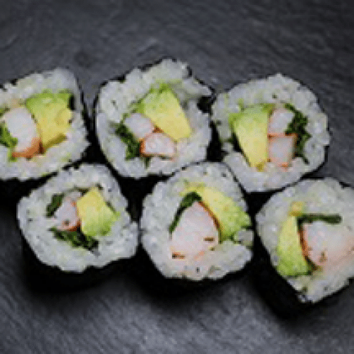 Maki-Mi Crevette Avocat Menthe Fraîche x6