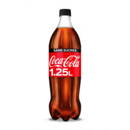 Coca-Cola sans sucres 1,25 L