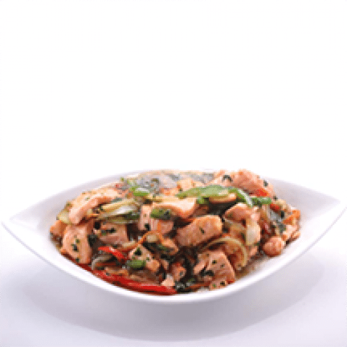 78 - Saumon au Basilic Sauce Piquante