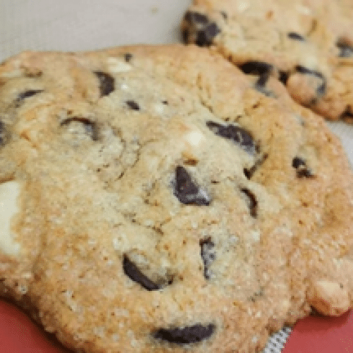 Cookie vegan fleur d'oranger & chocolat noir