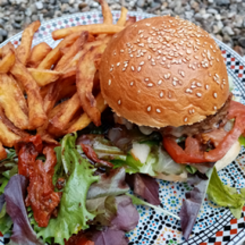 Burger au Gorgonzola menu