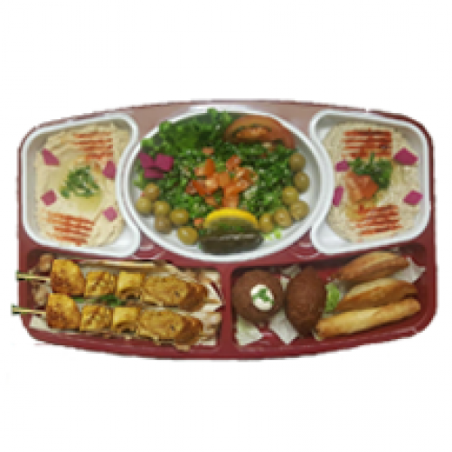 Assiette Beirut 11 variétés + 2 Brochettes Poulet