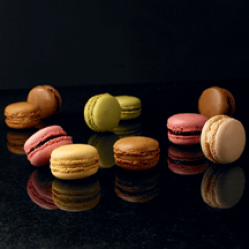 Box minis macarons x12