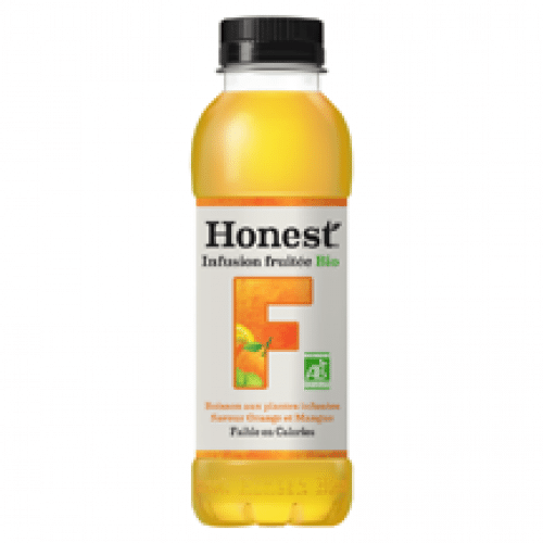 Honest Infusion fruitée bio saveur orange & mangue 37,5 cl
