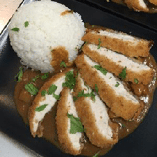 Poulet Croustillant au Curry Japonais
