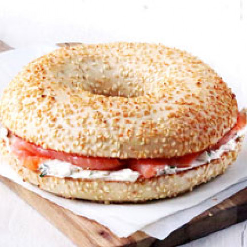 Menu Bagel Mythique Original Saumon