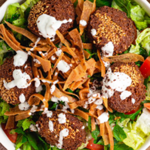 Menu Salade de Falafel