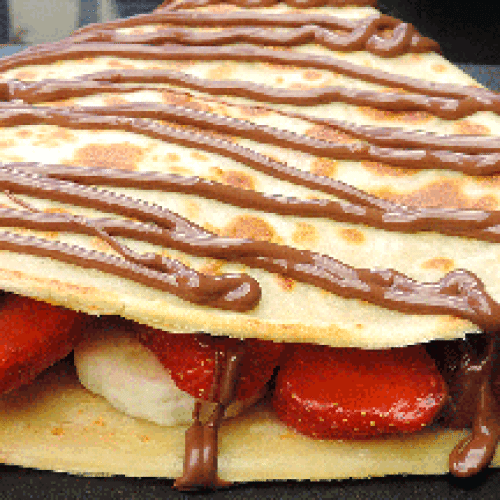 Crêpe Sucrée Galak Fraise Palet Breton