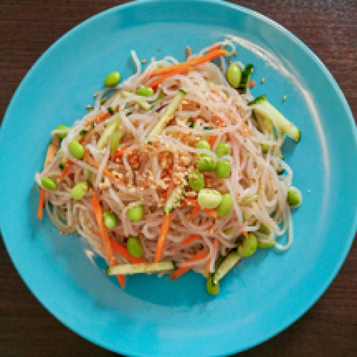 Vermicelles Froides de Konjac aux Légumes