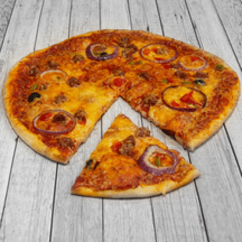 Pizza Oriental (Base Sauce Tomate)