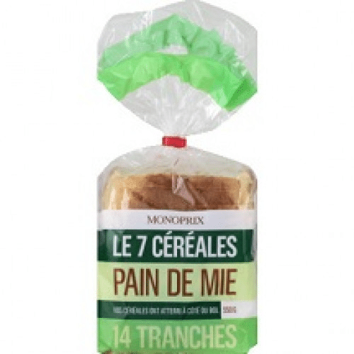 Pain de mie Multicéréales Monoprix 550g