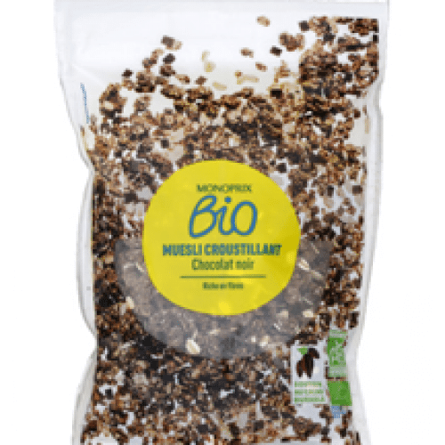 Muesli chocolat Monoprix BIO 375g