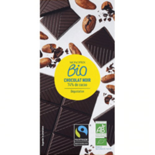 Tablette chocolat noir Monoprix BIO 100g