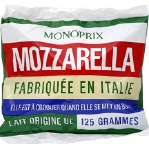 Mozzarella 125g Monoprix