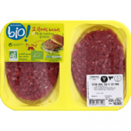 Steack Haché Monoprix BIO 2x250g