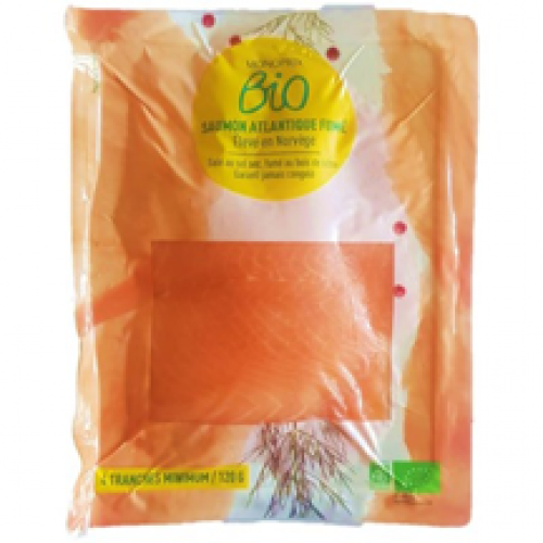 4 Tranches Saumon Fumé Monoprix BIO 120g