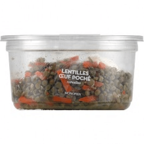 Lentilles Vert/Oeuf Poche 200g