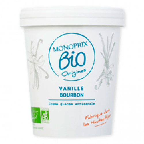 Glace Vanille Monoprix BIO 334g
