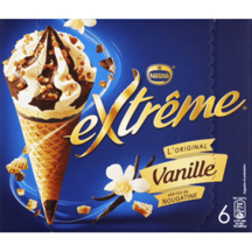 6 Cones Vanille Extrême 426g