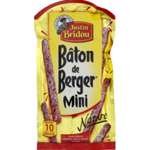 Mini Bâton Berger Nature Justin Bridou 100g