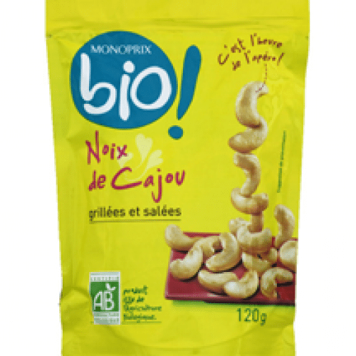 Noix de Cajou Monoprix BIO 120g