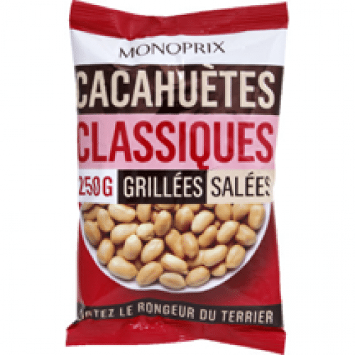 Cacahuètes Classiques Monoprix 250g
