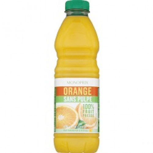Jus d'orange Monoprix 1L