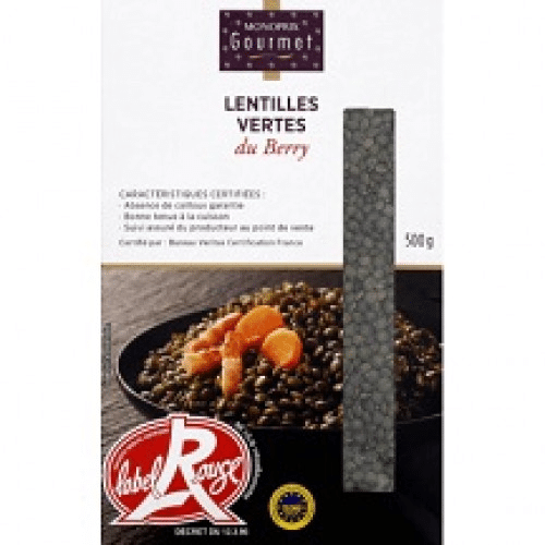 Lentilles Vertes Berry Monoprix Gourmet 500g