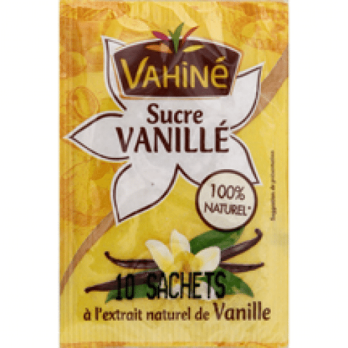 10 Sachets de Sucre Vanillé Vahiné 75g