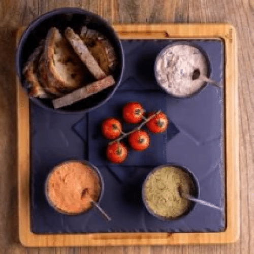 Trio de Tartinades Maison (Poulet, Chorizo et Saumon)