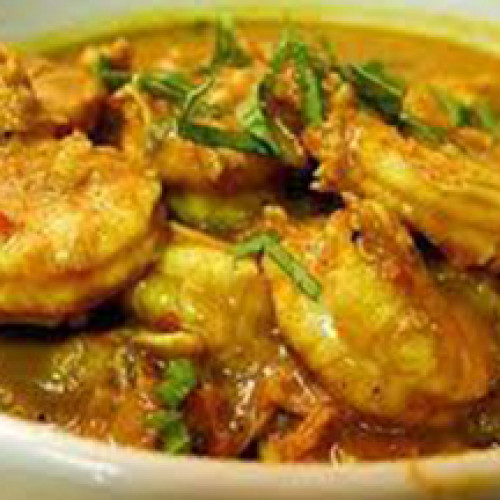 Crevettes Curry