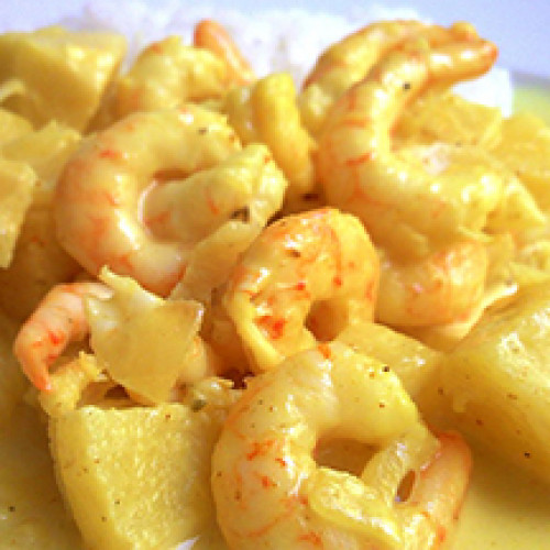 Crevettes Shaï Korma