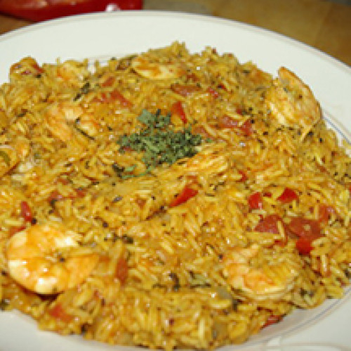 Crevettes Biryani