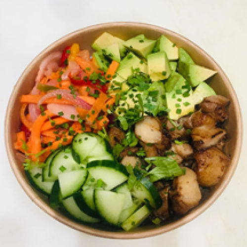 Poke Chicken Barbecue