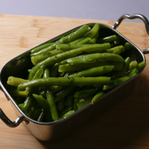 Haricots Verts Bio Relevés à l’Ail