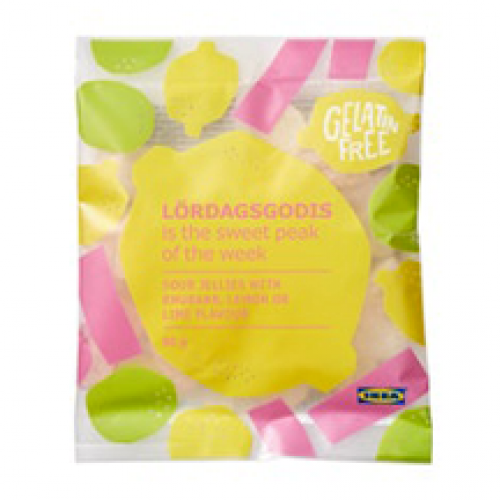 Lördagsgodis Bonbons Sucrés Citron Vert