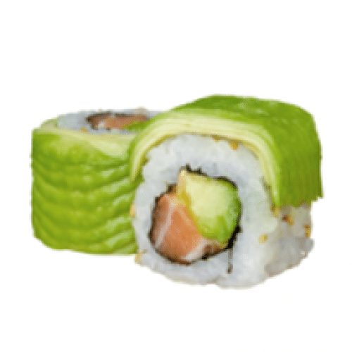 Green Roll Avocat Saumon x8