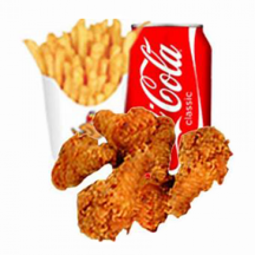 Menu Wings de Poulet x6