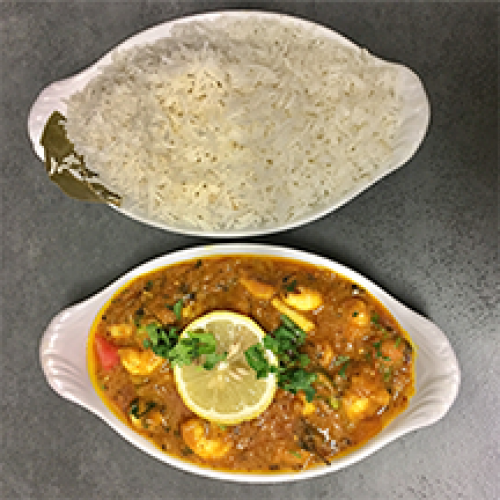 Crevettes Curry