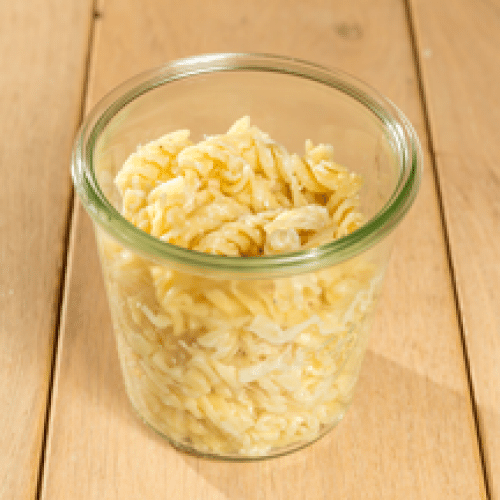 Fusilli chèvre au citron et romarin